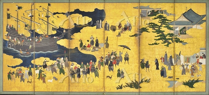 南蛮屏風 [29445493]のアート作品 - アフロ