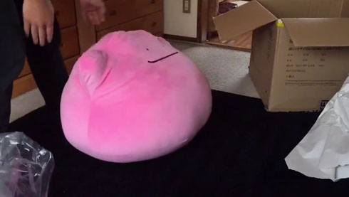 メタモンの「超ビッグサイズもっちりぬいぐるみ」発送開始 購入者の