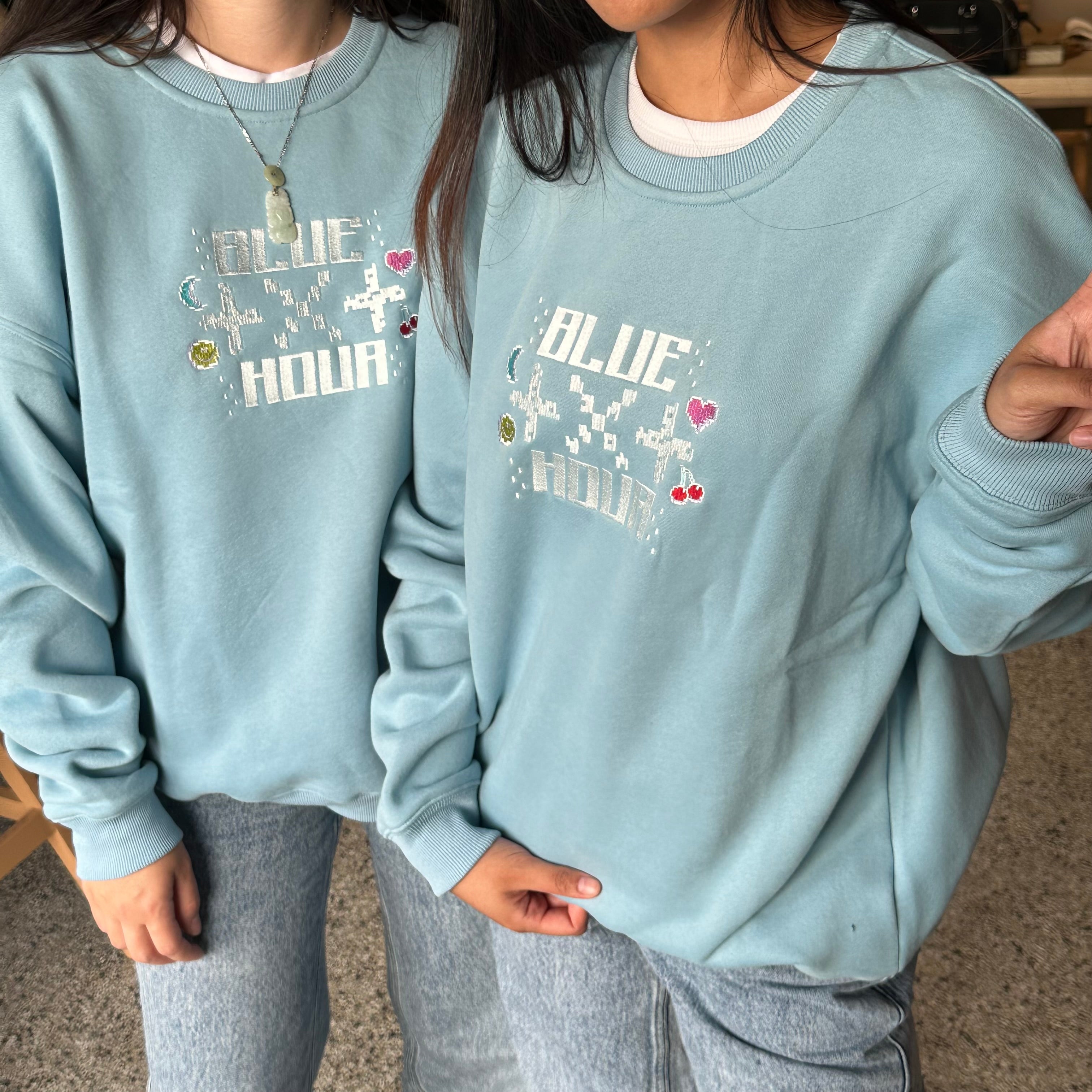 TXT Blue Hour Crewneck Sweater – Private Paradise Co.