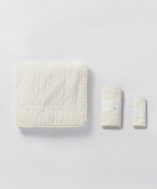 ジャカードシャドウィ フラットシーツ / オーガニックコットン – PRISTINE