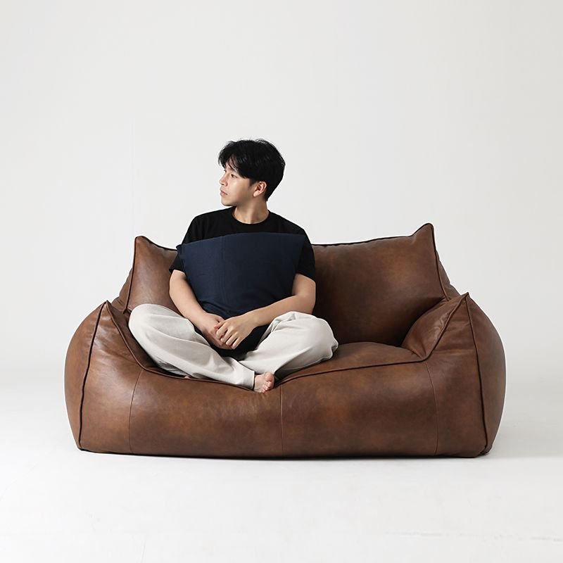 Flasier TOM ビーズクッション 2人掛けソファ［3色］ ブラウン