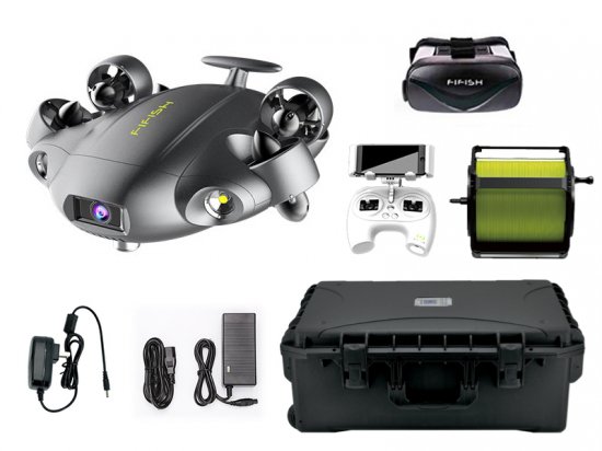 あらゆる水中業務に対応する低コスト小型業務用水中ドローン「FIFISH