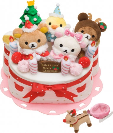 リラックマと豪華なクリスマス！“クリスマスパーティーケーキセット”を
