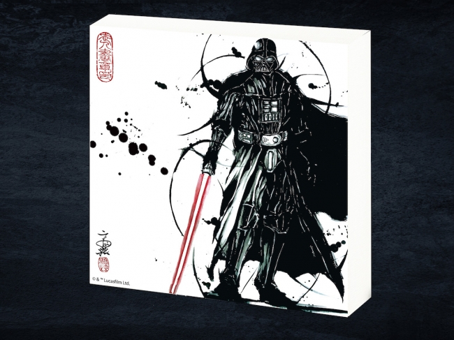 こうじょう雅之 武人画 『スター・ウォーズ』ファブリックボードで新