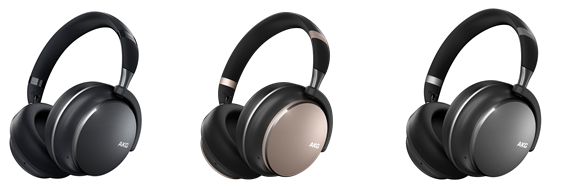 装着すると自動再生、急速充電対応のAKG新製品 オーバーヘッド型