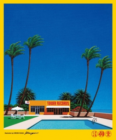 タワーレコード40周年 SUMMER SALE 40周年キービジュアルで