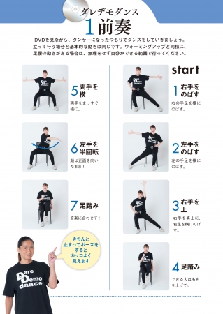 SAMと踊って健康長寿！『DVDつき一生元気に動ける体を！ダレデモダンス