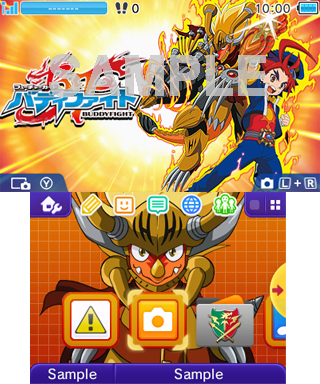 ニンテンドー3DSの「テーマショップ」にて“フューチャーカード バディ