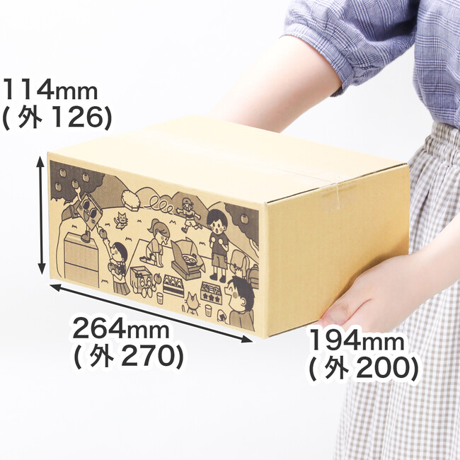 ダンボールで『今までにない新しい価値を』 梱包箱のQRコードから、WEB