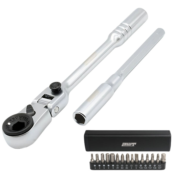 PWT ビットラチェットレンチセット C14RBD15SET｜フレックスヘッド搭載