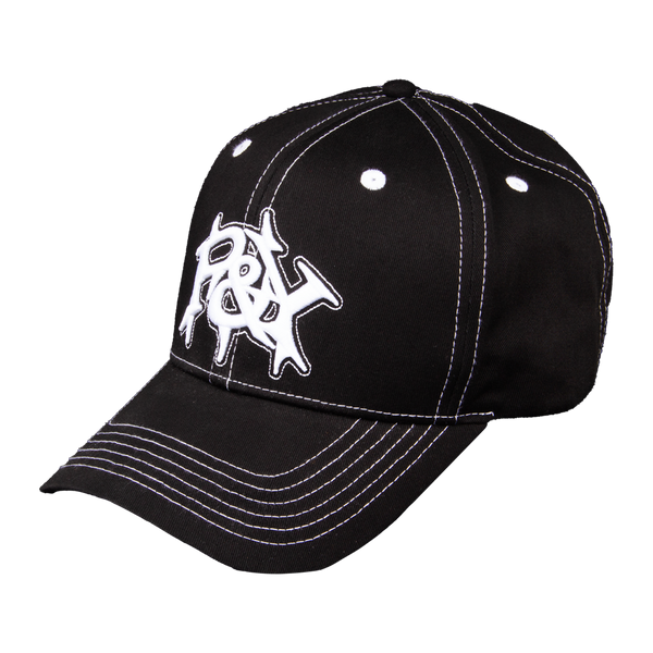BLACK CONTRAST BASEBALL CAP – PUNKANDYO