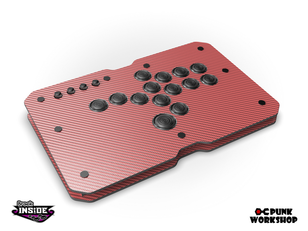 Leverless M Carbon Fiber (Brook PS5/PS4/PS3/Switch/PC) – PUNK