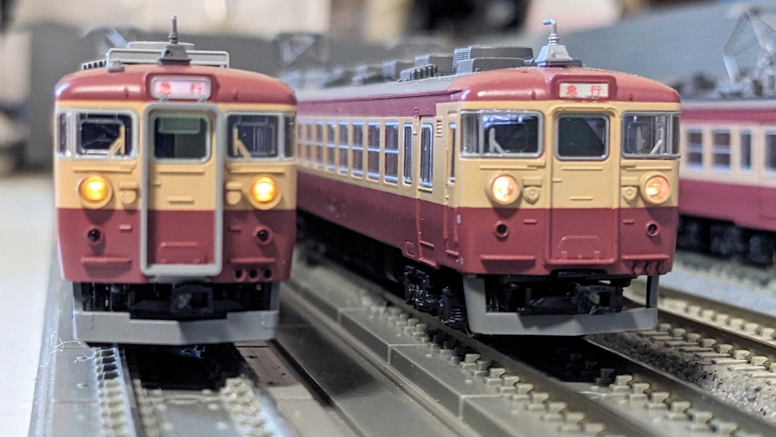 🔴入線 kato 10-1632 455系 急行「まつしま」7両ｾｯﾄ - 竹ノ塚総合車両