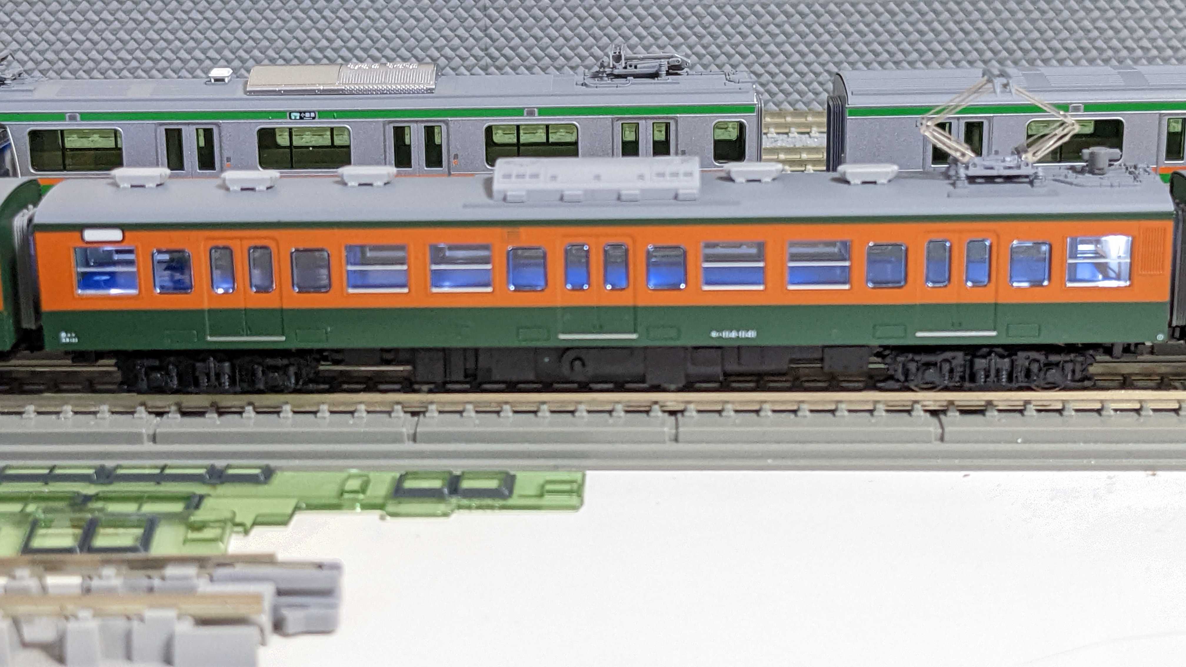 🔵 kato 10-1483 115系1000番台 湘南色 JR仕様 機器更新ｽﾛｯﾄﾚｽﾓｰﾀｰ化