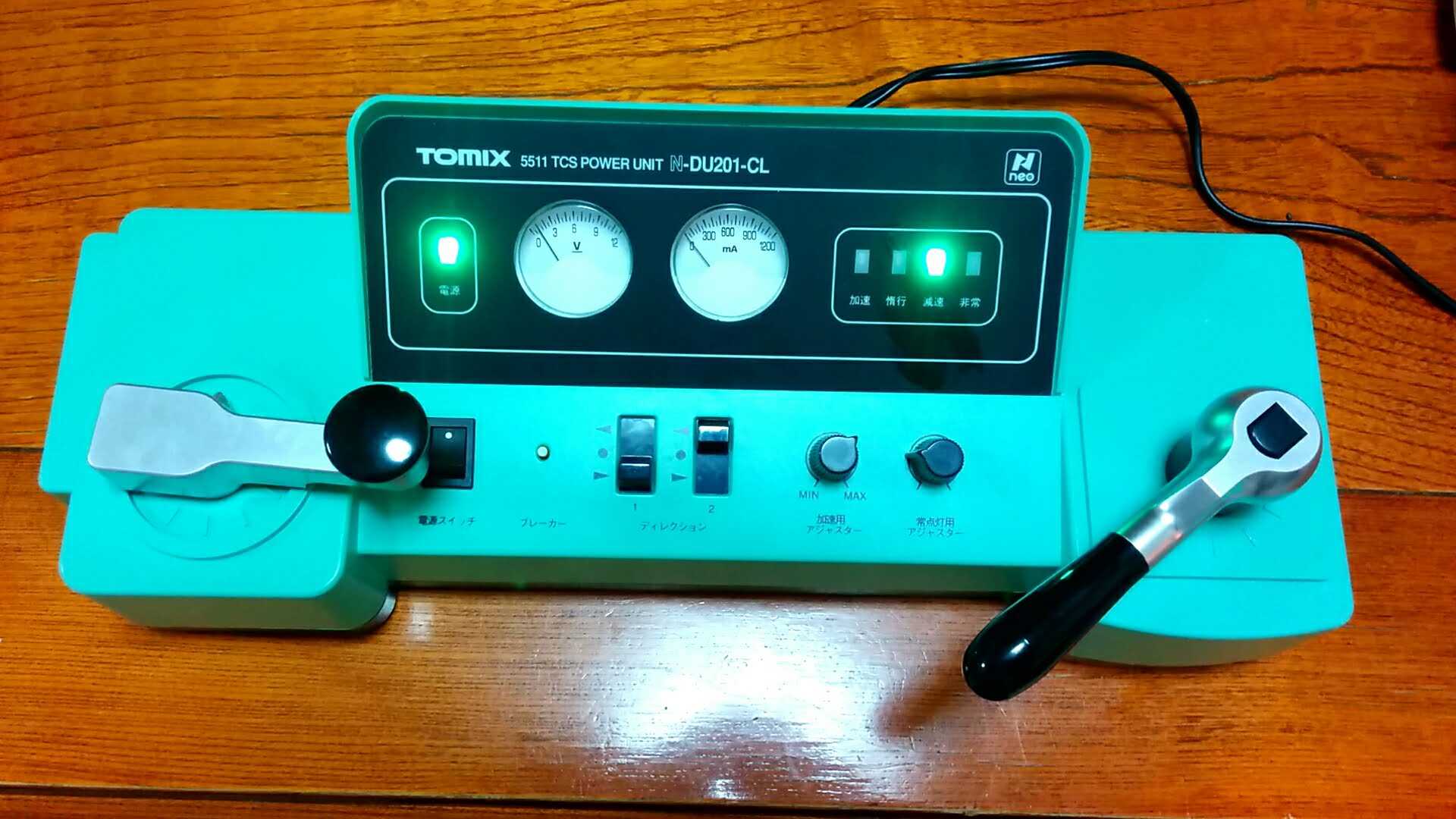 🟠 TOMIX 5511 TCS POWER UNIT N-DU201-CL LED打ち替えと配線修理