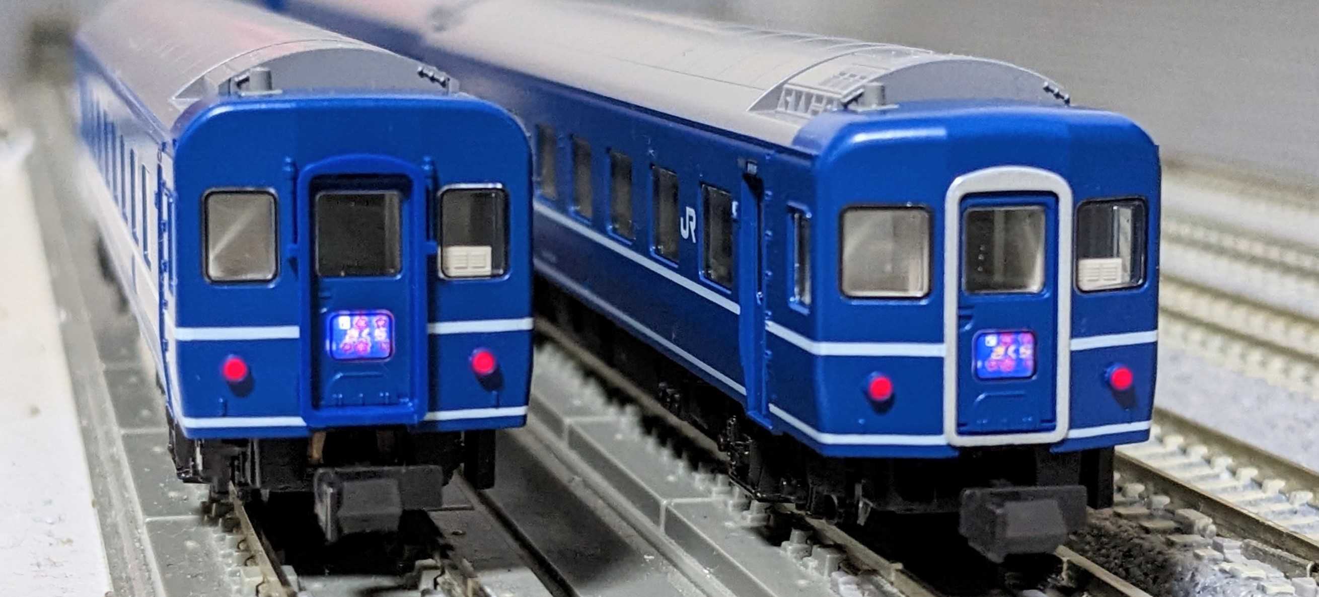 🔴入線 kato 10-1800 14系寝台特急「さくら•はやぶさ/富士」6両セット