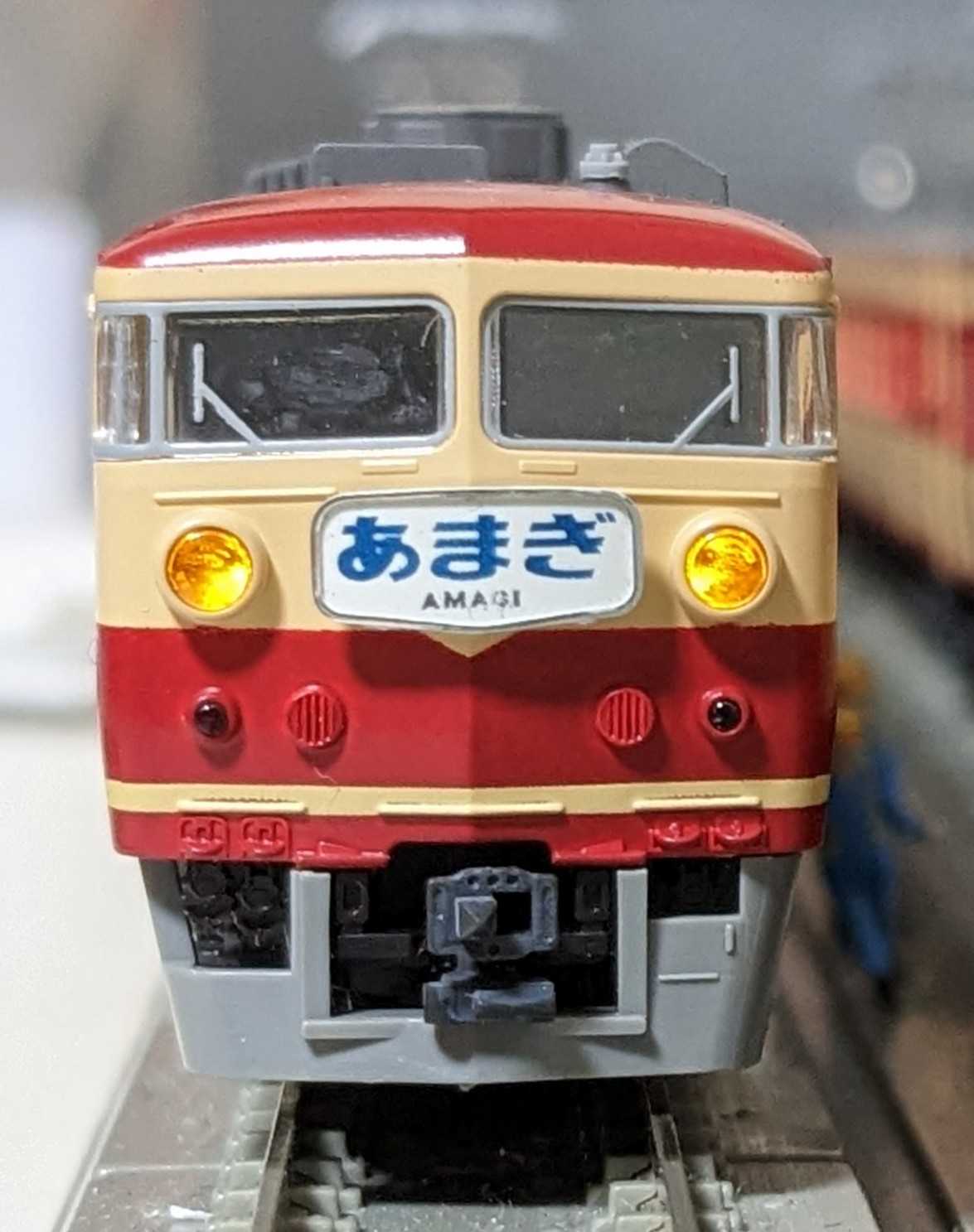 🔴入線 kato 10-393/394 157系[あまぎ] 7両基本セット/2両増結セット 9