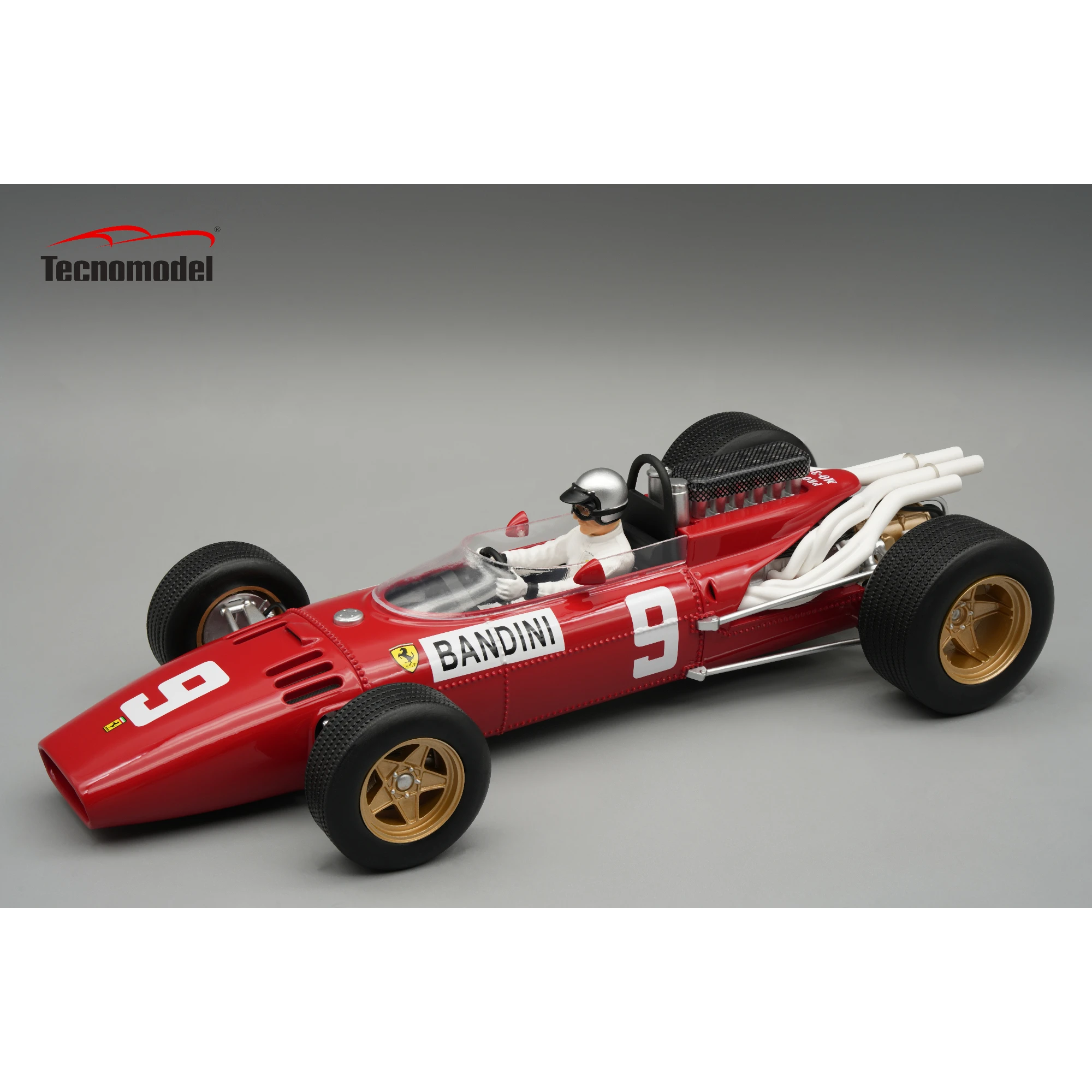Ferrari 312 F1 1966 German GP Driver: Lorenzo Bandini | Tecnomodel