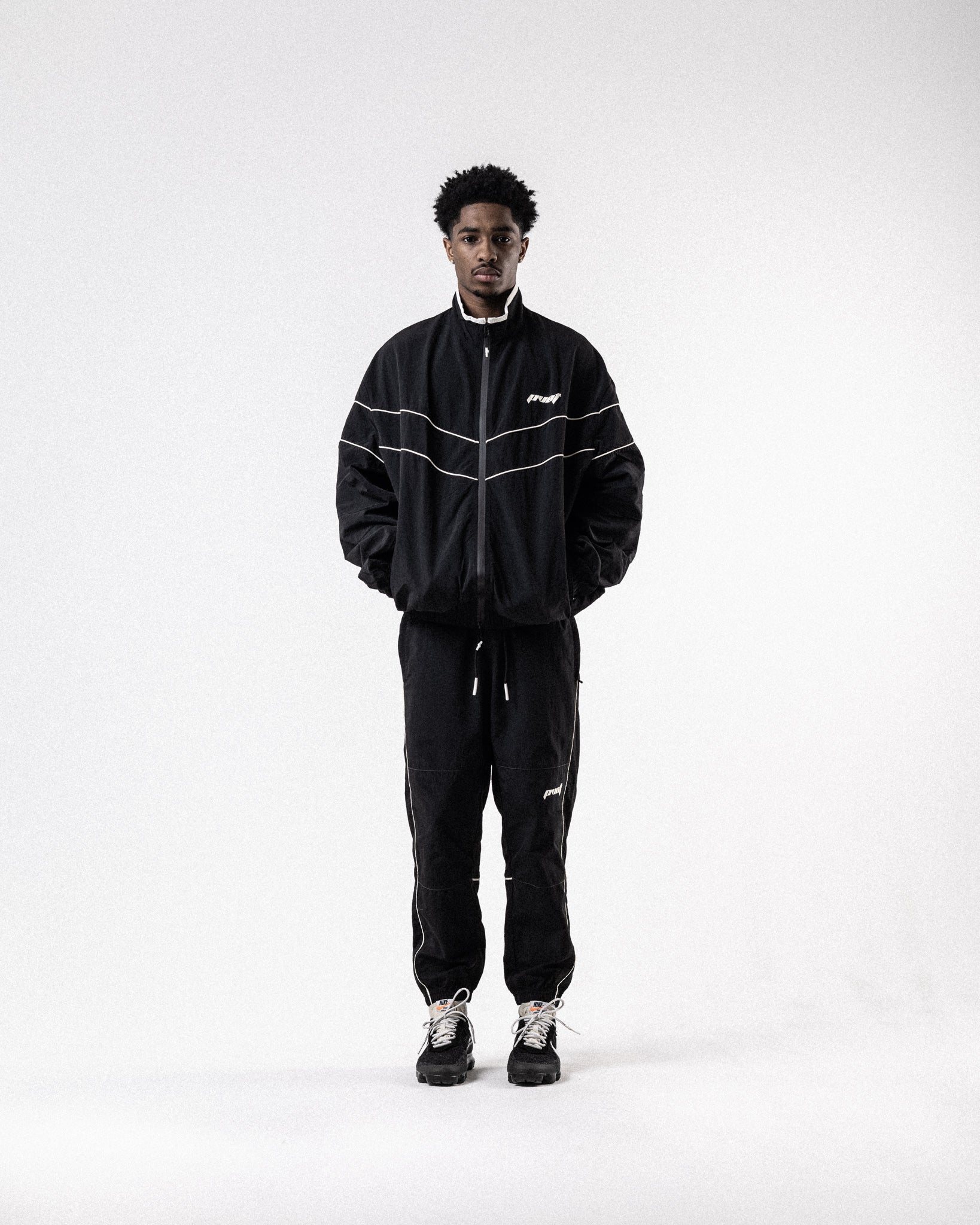 Pvot Athleisure Nylon Premium Line Jacket (Black)