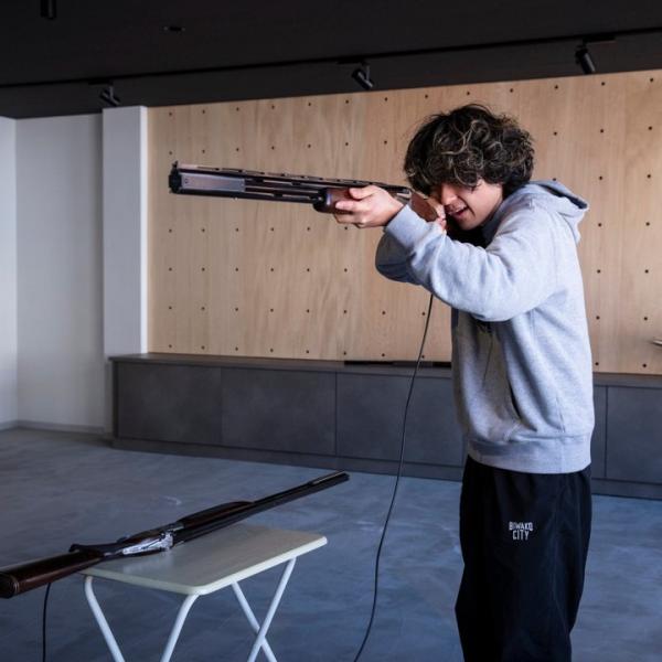 滋賀県大津市】体験型施設「クレーシューティングシミュレーター」では