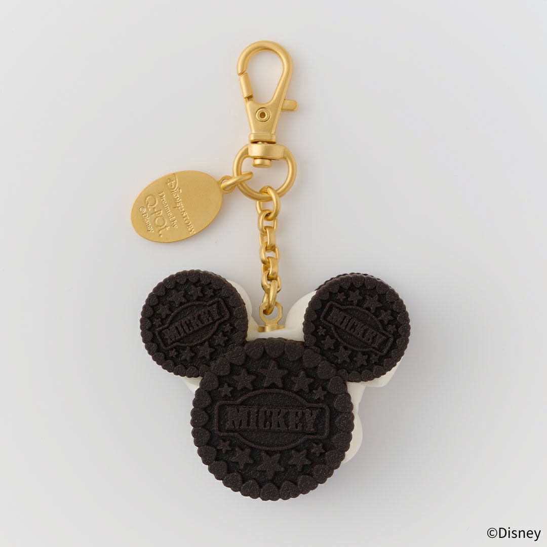 ミッキーマウス/クリームサンド ココア クッキー バッグチャーム | Q