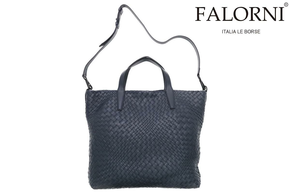 ファロルニ バッグ トートバッグ ブラック イタリア製 FALORNI f14 の