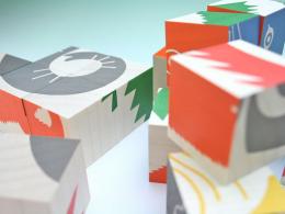 木のおもちゃ カルテット / 積み木