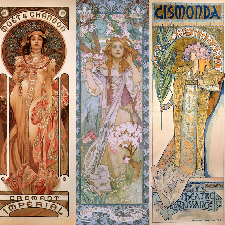 ポスター美術の世界で輝いたアール・ヌーヴォーの代表」アルフォンス