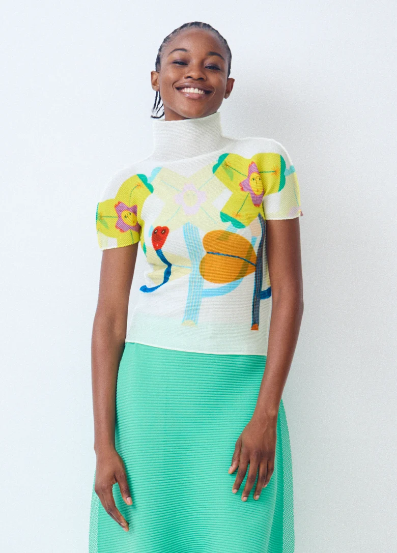 me ISSEY MIYAKE から春の新作発売、宇都宮琴音とのコラボプリーツや