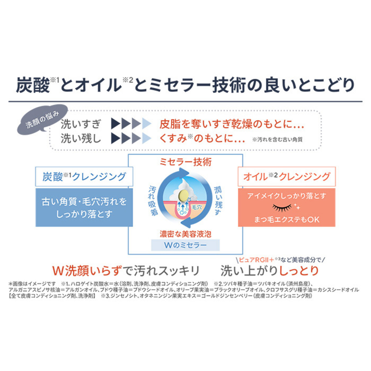 エスプリーナRGII+マイクロミセラー濃密炭酸泡クレンジング ヴィ