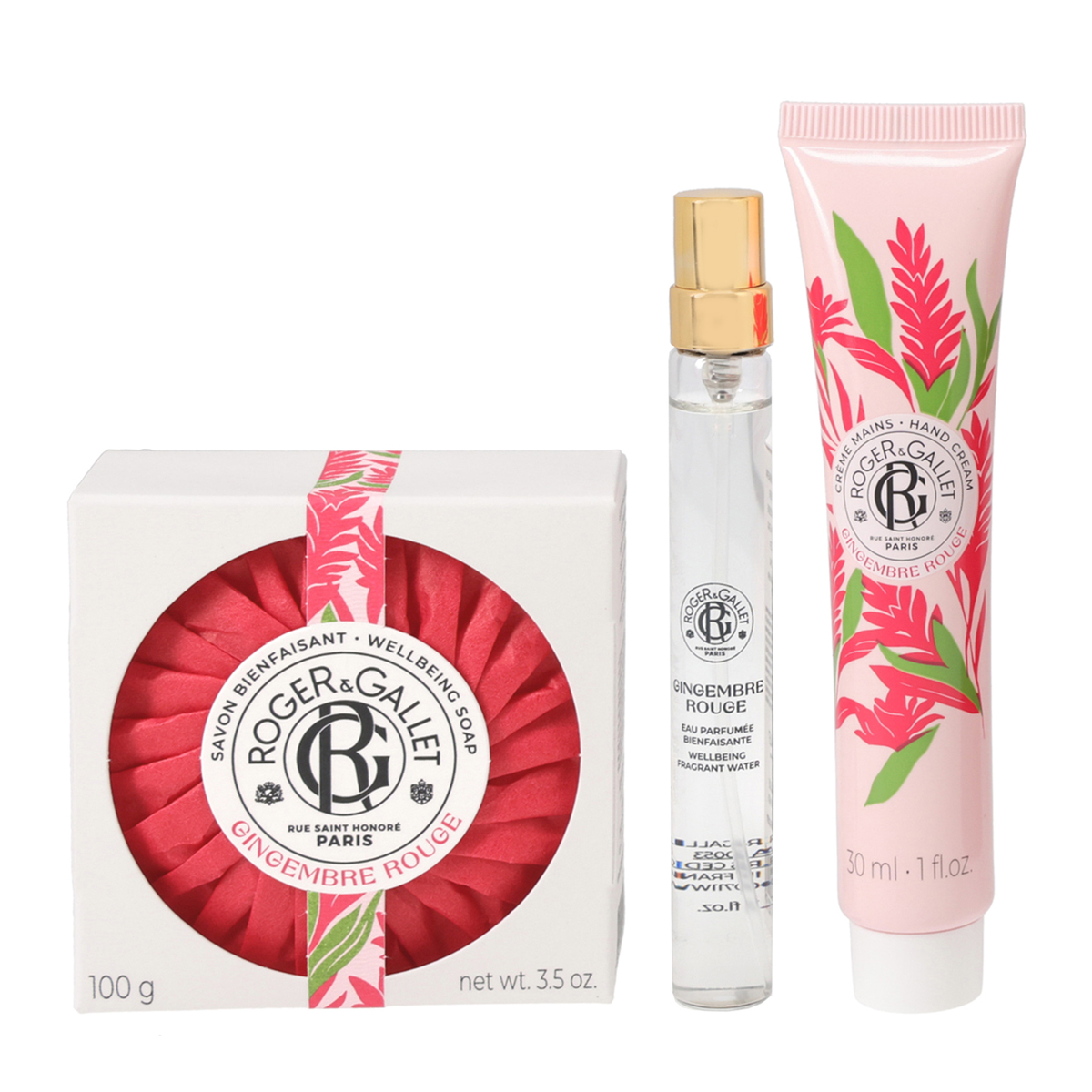 ロジェガレ ジンジャールージュ + フィグ 人気香水+サボン石鹸セット