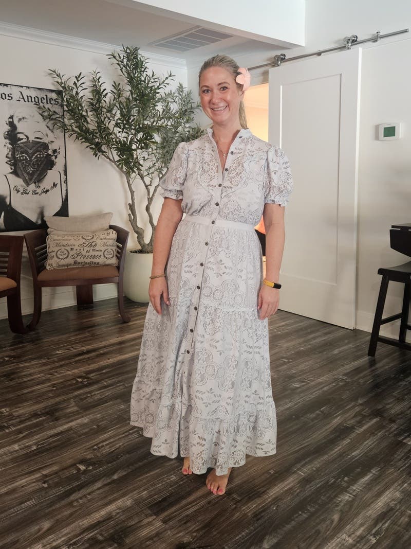 Blue Lace Victorian Dress by Pamela Love x RTR | Rent the Runway