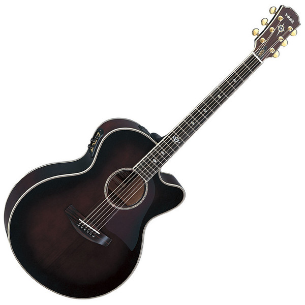 DISC Yamaha CPX900 Electro Acoustic Guitar, Black at Gear4music
