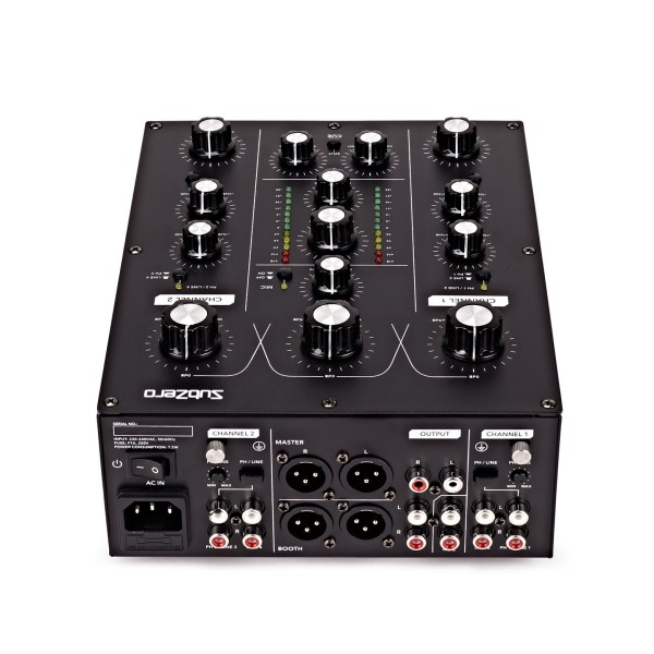 SubZero 2 Channel Rotary DJ Mixer at Gear4music