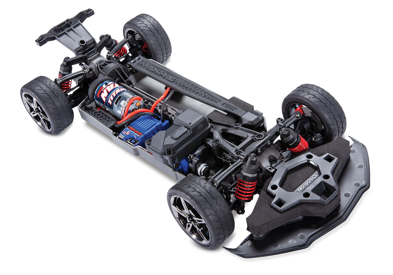 トラクサス 1/10 シボレー CORVTTE レッド RTR 塗装済み完成品