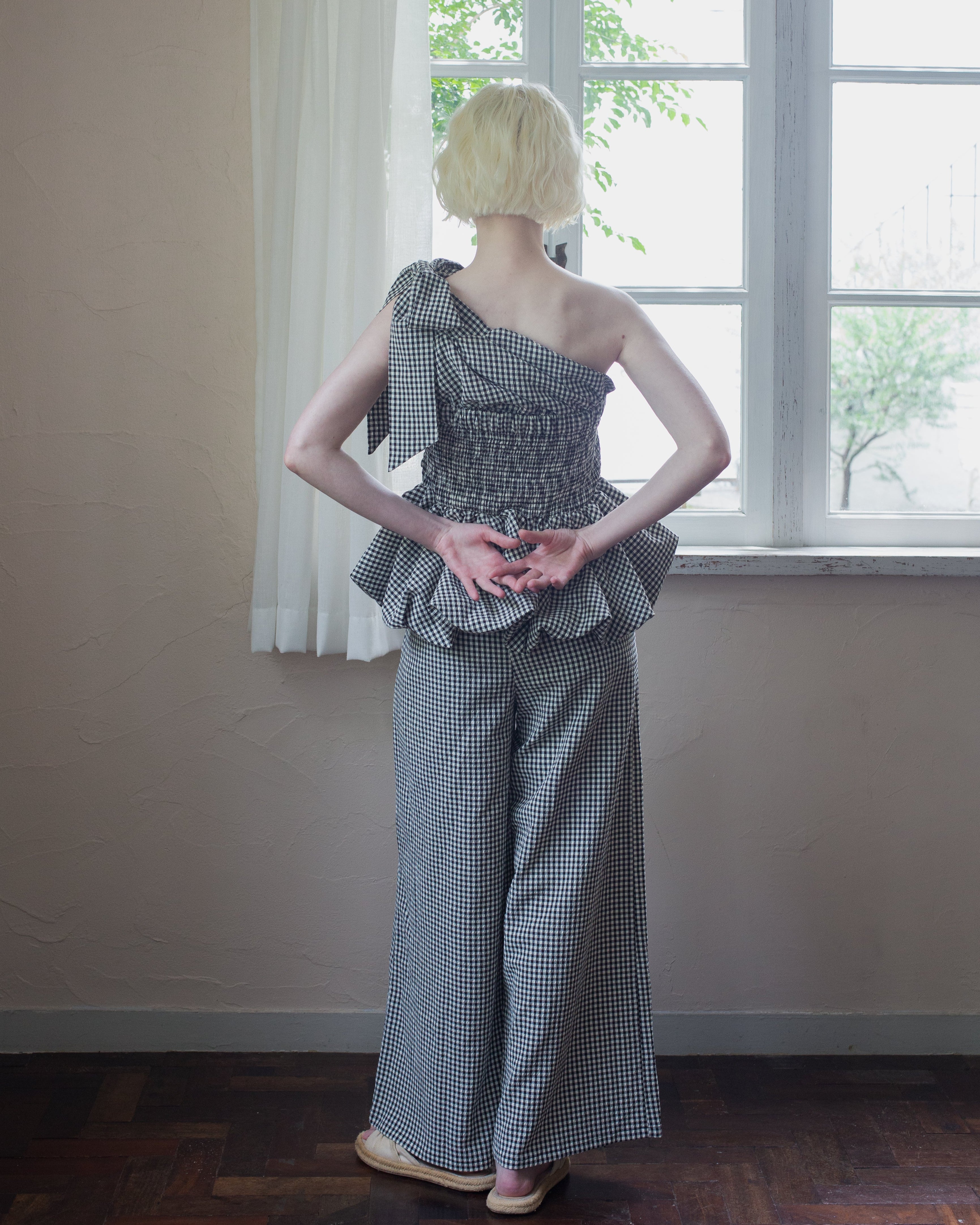 残りわずか】2way ribbon peplum top – RANCLIC