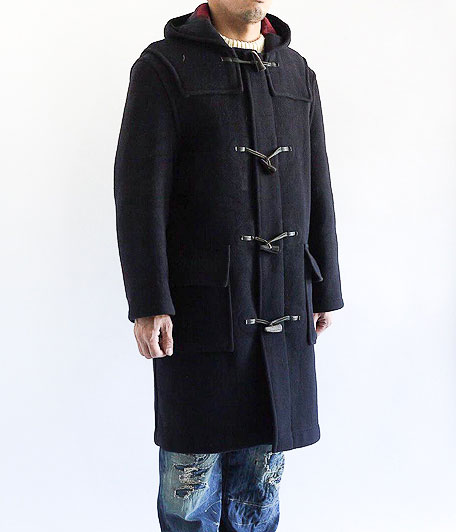 ブルックスブラザーズ ダッフルコート メルトン トグル レザー