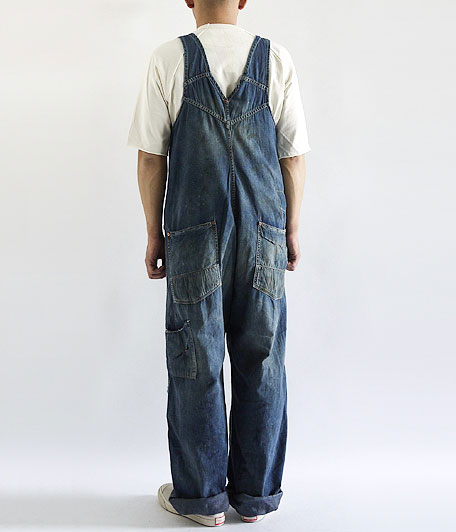 ANACHRONORM Damaged Denim Overalls [INDIGO] - Fresh Service
