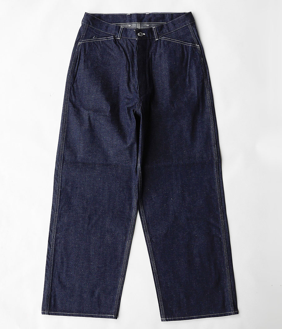 A.PRESSE Military Denim Trousers [INDIGO] - Fresh Service