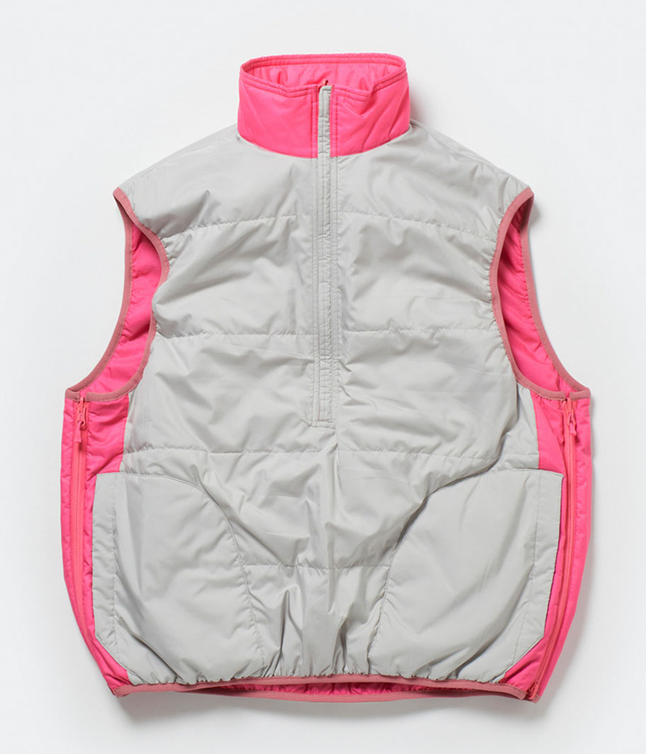 DAIWA PIER 39 TECH REVERSIBLE PULLOVER PUFF VEST [PINK] - Fresh