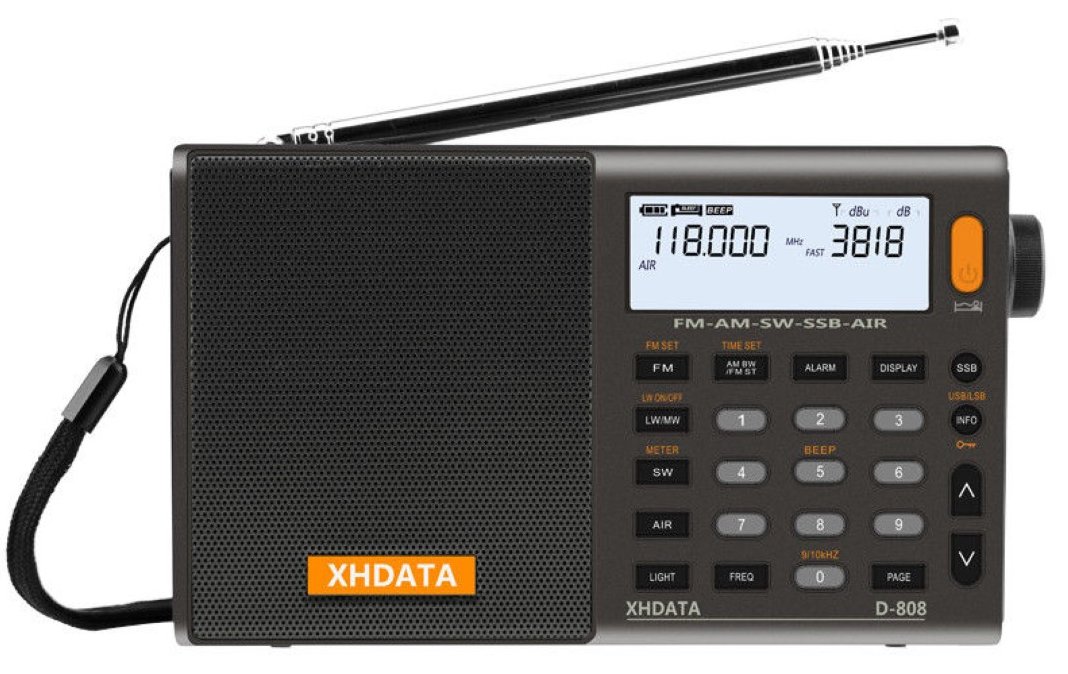 XHDATA D-808/Sihuadon D-808 AM/FM/SW/SSB/Airband Portable Radio