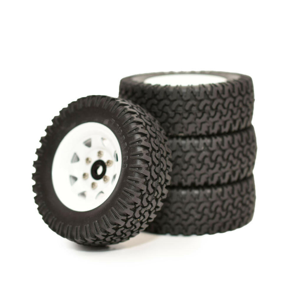 問屋ワールド】クローラーRC用1.55インチスチール製ビードロック