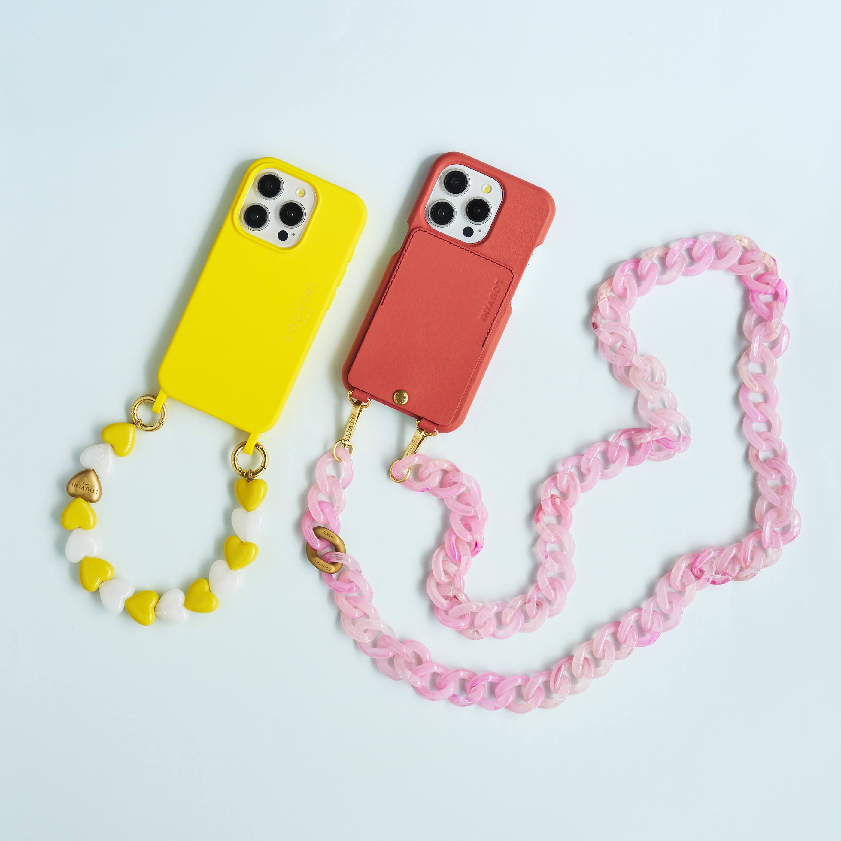 ハンドストラップ PETIT CUORE YELLOW-WHITE – R deco interiors