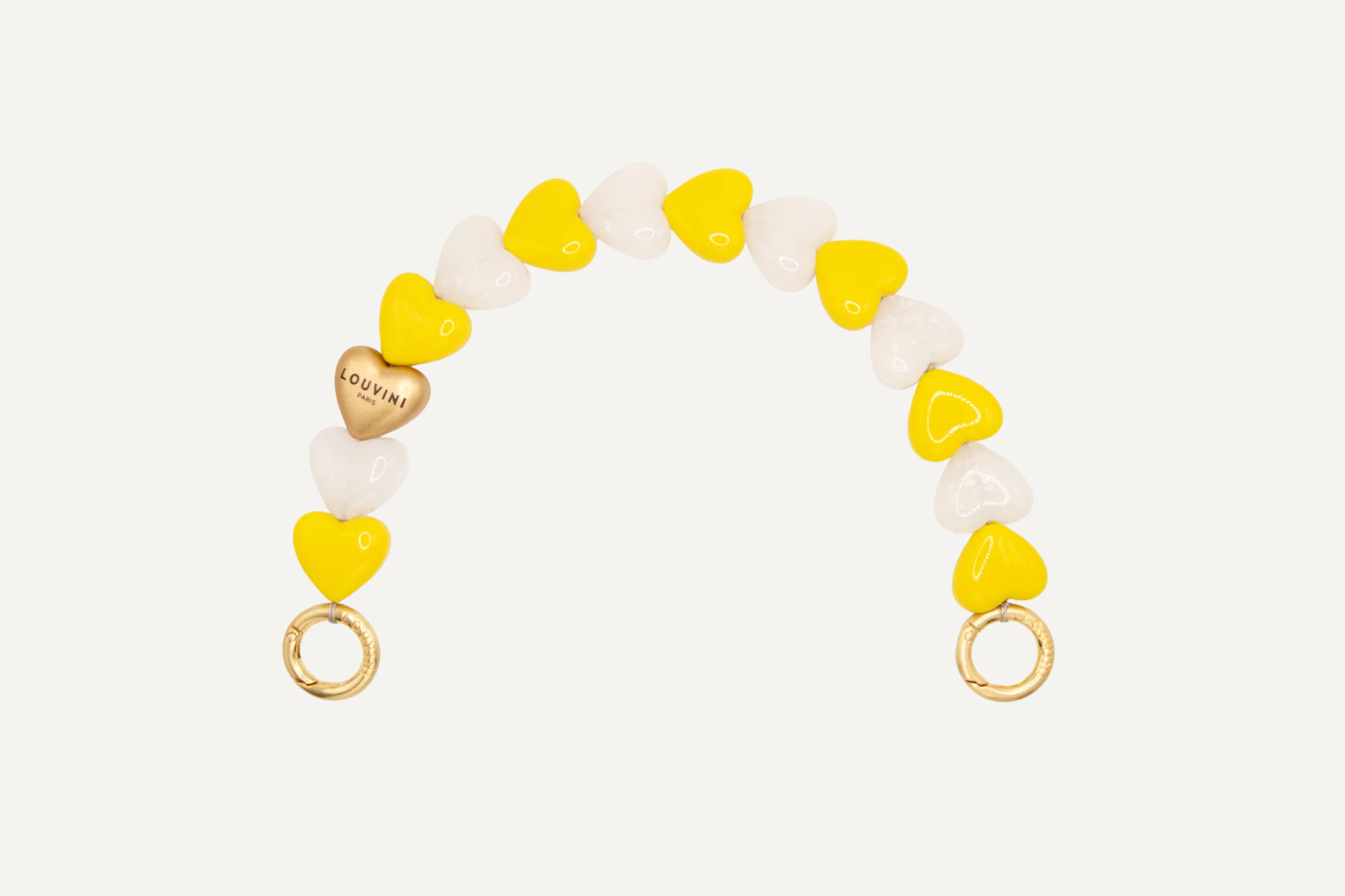 ハンドストラップ PETIT CUORE YELLOW-WHITE – R deco interiors