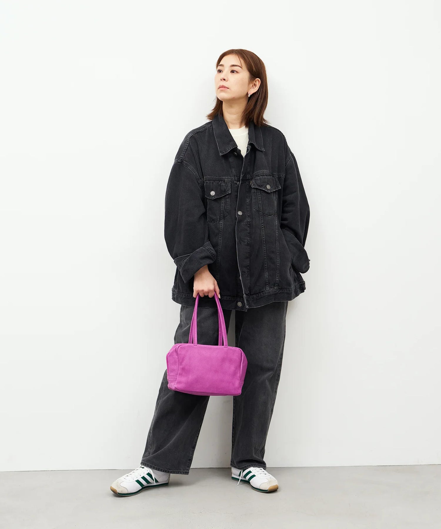 REN】《ボストンバッグ》春夏新色登場。肩掛けできる小ぶりのスクエア