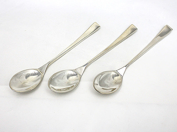 Used] Plain and simple spoons, set of 3, silver 950 – 【公式
