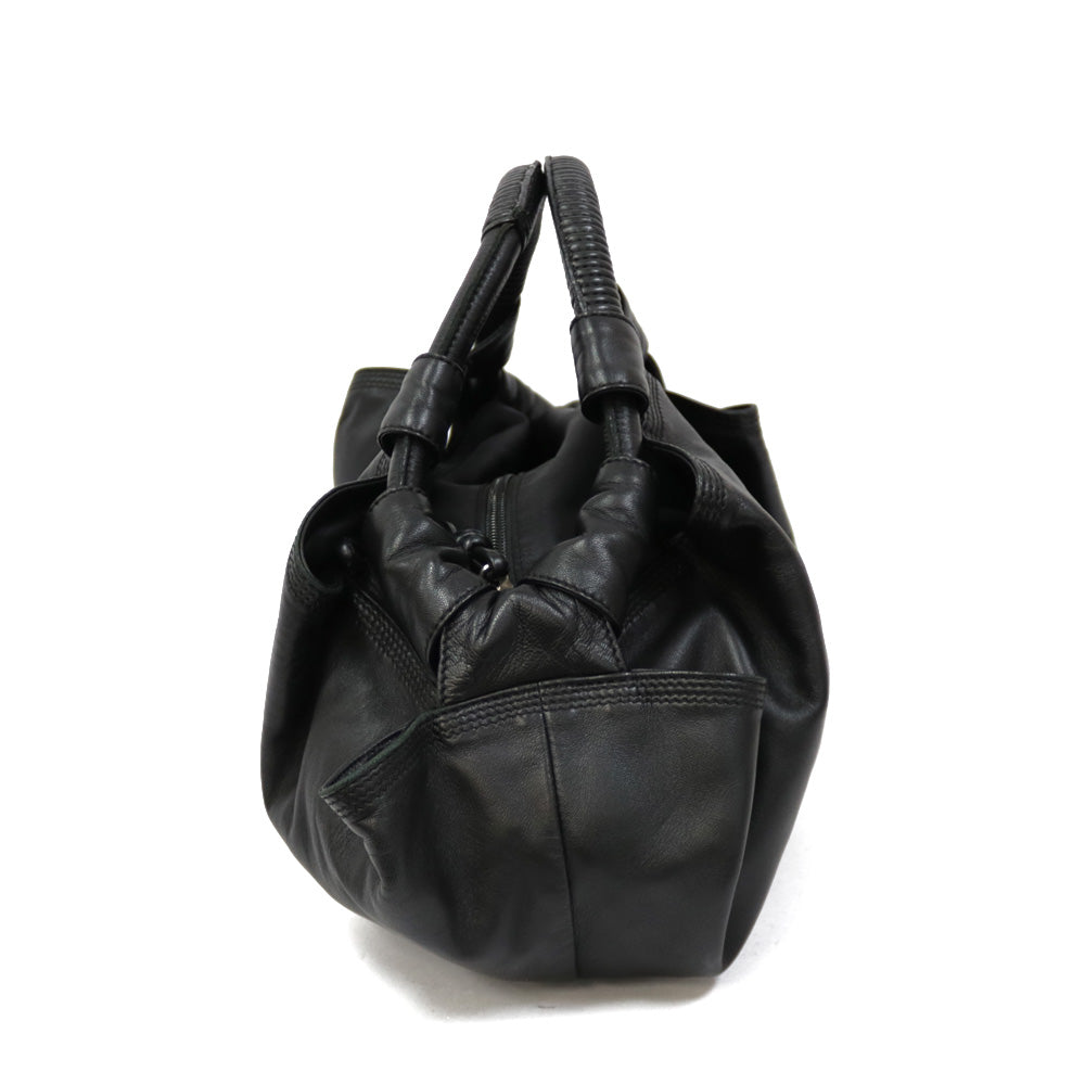 LOEWE ロエベ ナッパアイレ ハンドバッグ レザー ブラック レディース