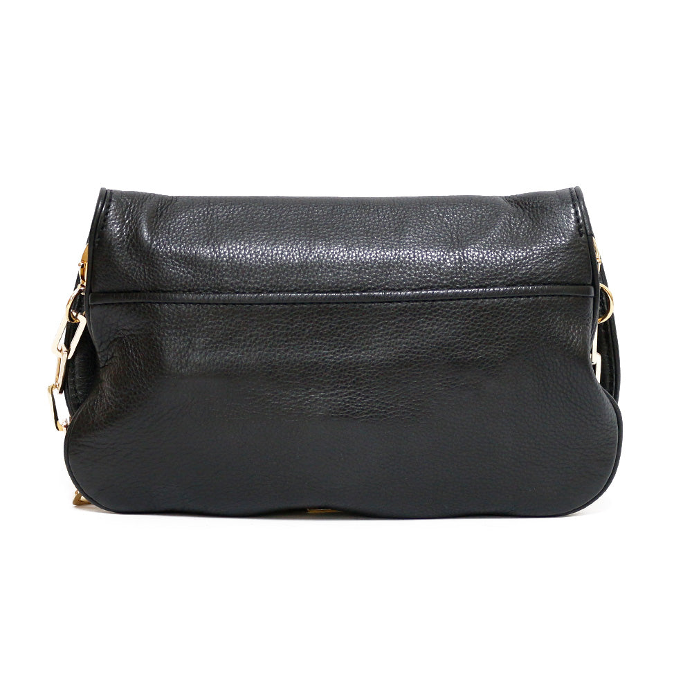 中古】 トリーバーチ Tory Burch ショルダーバッグ レザー ブラック