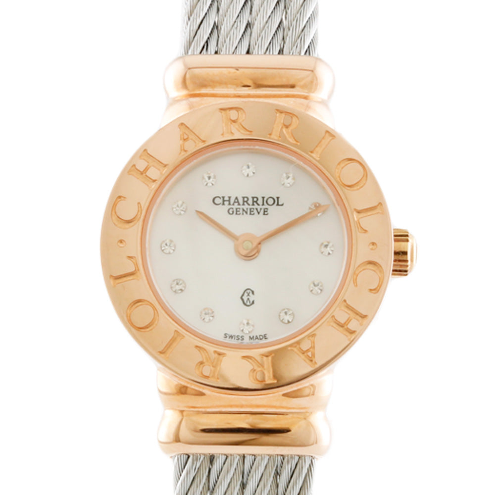 中古】 シャリオール CHARRIOL SS GP 腕時計 サントロペミニ