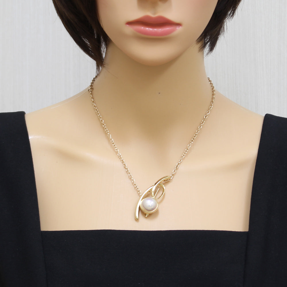 タサキ ブローチ タサキ 18金 レディース TASAKI 中古マベパール 2WAY